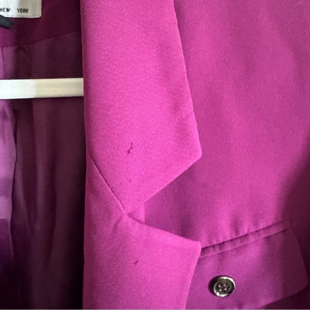 Le Suit Women's Plum Purple Blazer Jacket 16W - Picture 7 of 9